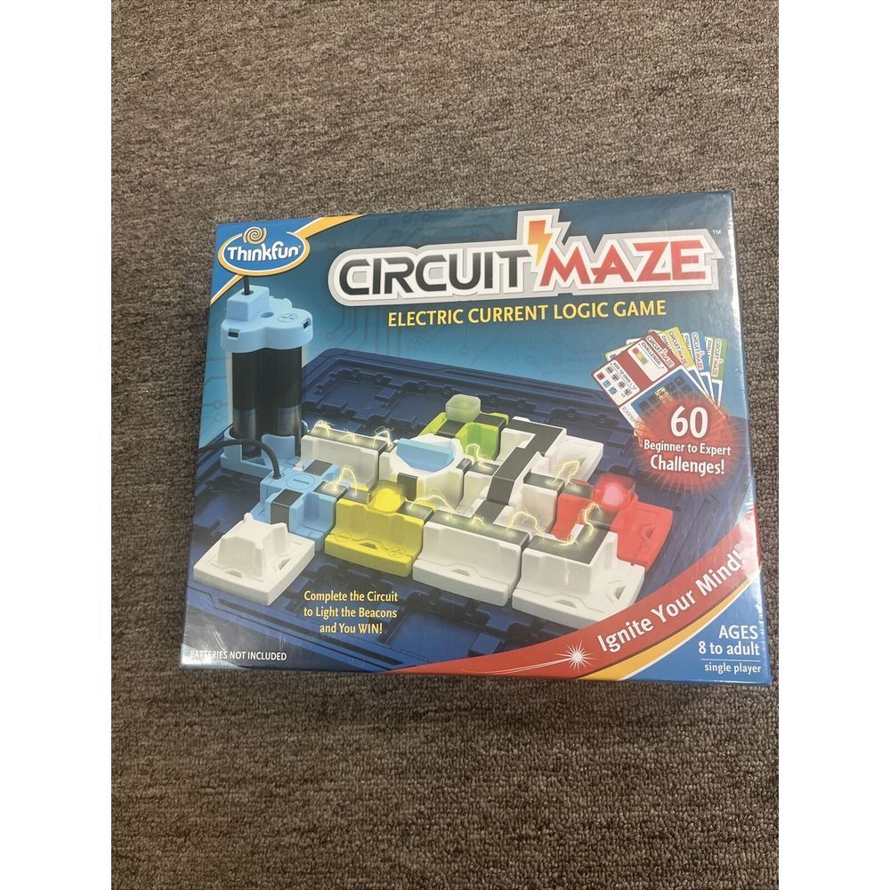 Think Fun Circuit Maze Logic Game 2015‎ Electric Current Building Brainteaser